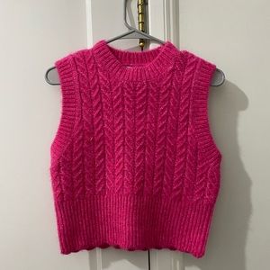 NEW ZARA Pink Sweater (NEVER WORN)